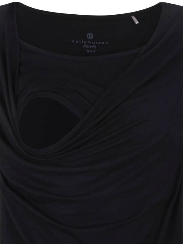 Dame ammebluse sort Navle Maternity