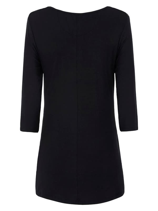 Dame ammebluse sort Navle Maternity