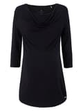 Miniatyrbillede 1 af 4: Dame ammebluse sort Navle Maternity
