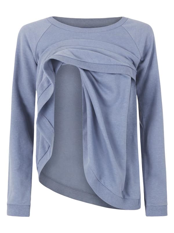 Naisten imetyspaita sininen Bellybutton Maternity