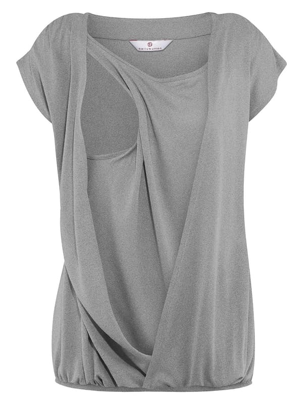 Naisten imetyspaita harmaa Bellybutton Maternity