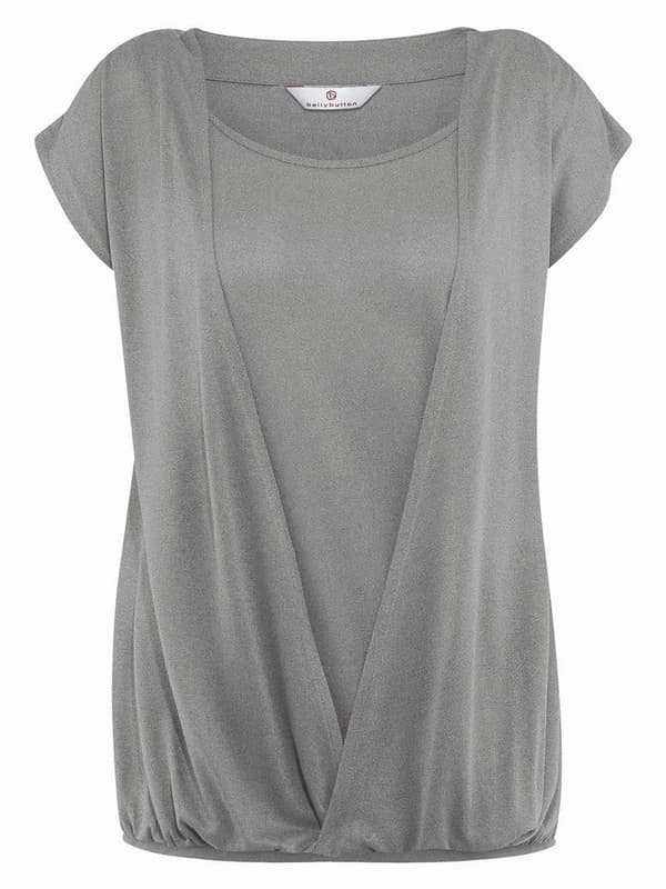 Naisten imetyspaita harmaa Bellybutton Maternity