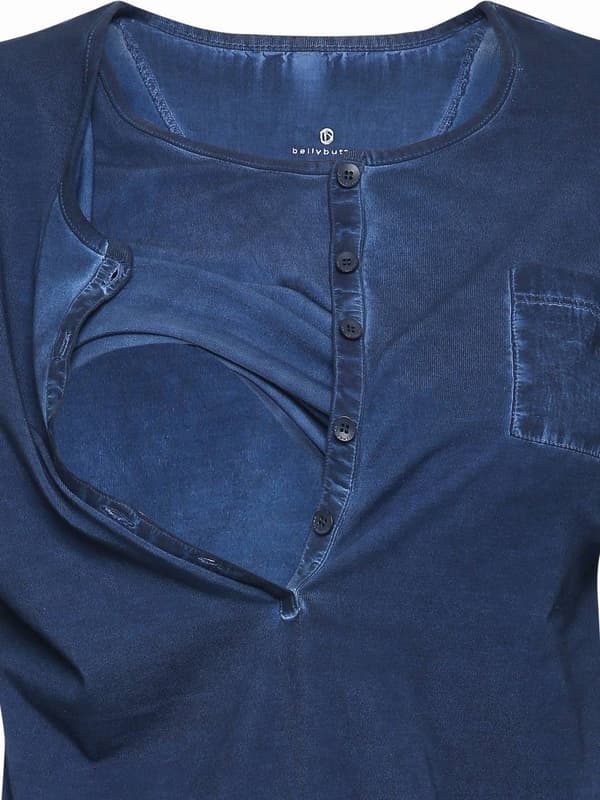 Naisten imetyspaita sininen Bellybutton Maternity