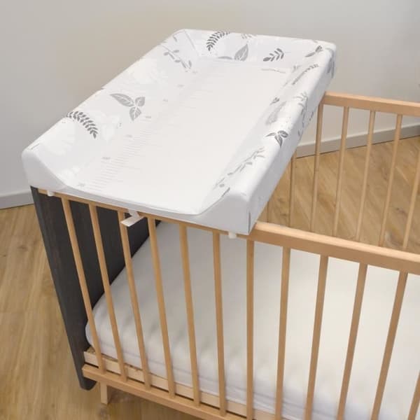 DOMIVA Integrerad skötbädd - 50 x 80 cm - Grå poesitryck
