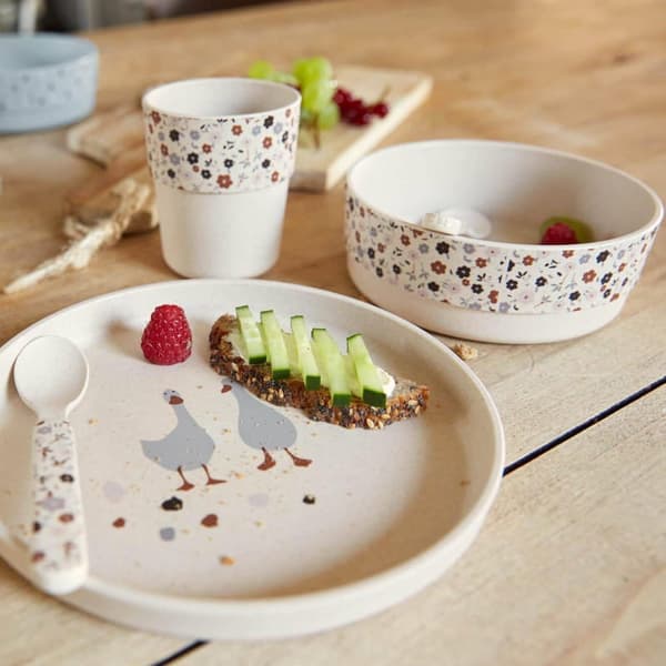 Tiny Farmer Får og Gås Børneservicesæt CREME, Lassig