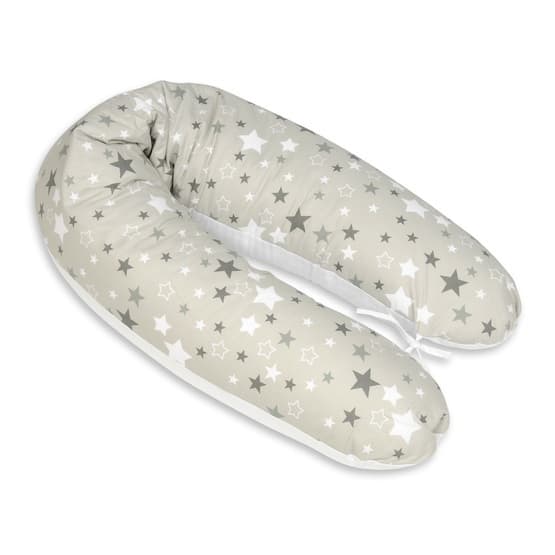 Äitiystyyny Rogal - Star Beige valkoisella selkänojalla