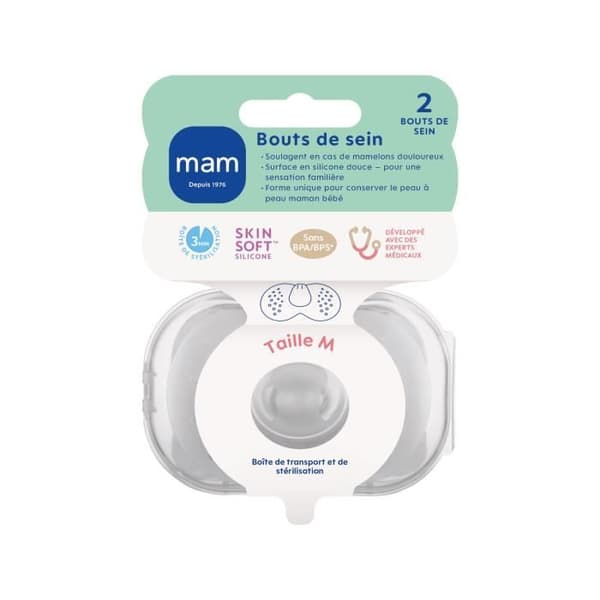 Mam Bout de Sein Size M - Silikon - BTE Sterilization X2