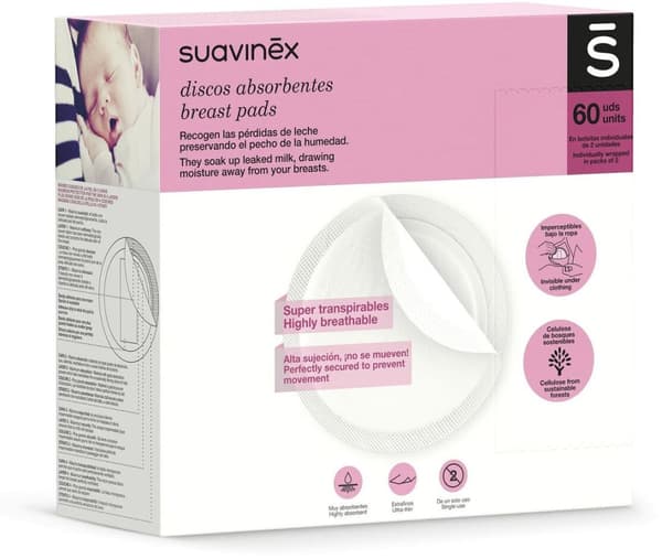 Breast Pads Suavinex (60 Units)