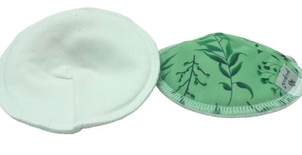 Konturerade amningsskydd, 2 st, GRÖN MI