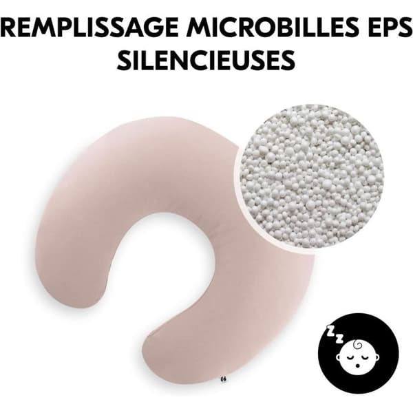 Amningskudde - Nurse N Feed - Rosa - Mikropärlor EPS - Bomullsfodral