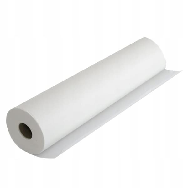 Ympäristöystävällinen ja hygienia - Kuitualusmateriaali 60 cm x 50 m valkoinen