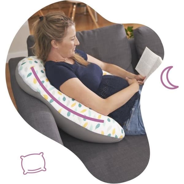 Badabulle Feathers2-i-1 Evolutive Maternity Cushion: graviditets- og ammepude!