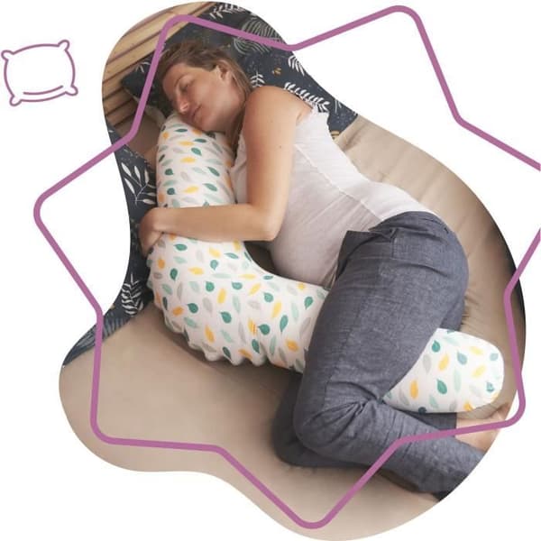 Badabulle Feathers2-i-1 Evolutive Maternity Cushion: graviditets- og ammepude!
