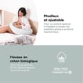 Miniatyrbild 5 av 5: Babymoov B.love amningskudde med ultrafin mikrofiberfyllning - tillverkad i Europa, grå