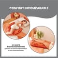 Miniatyrbild 3 av 5: Babymoov B.LOVE Gravid- och amningskudde med ultrafin mikropärlfyllning - Tillverkad i Europa, Terrakotta