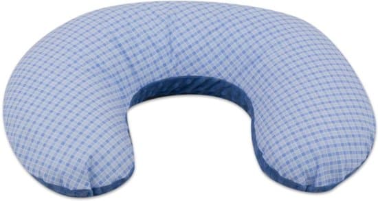 Imetystyyny 100% puuvillaa - 80 cm - sininen ruudullinen kuvio - sininen