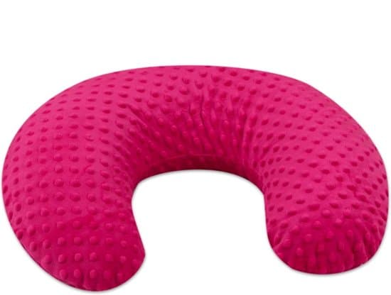 Amningskudde 100% bomull - 80 cm - rosa