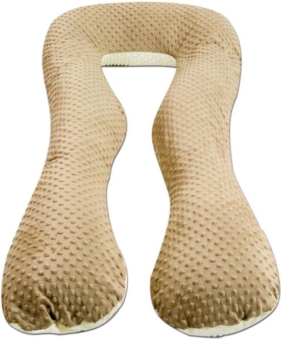 Äitiystyyny 100% puuvillaa 300 cm cappuccino beige