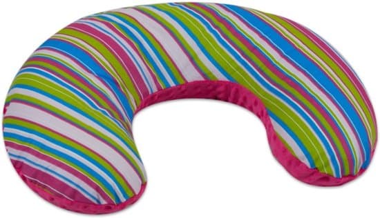 Imetystyyny 100% puuvillaa - 80 cm - värikäs viivakuvio - pinkki