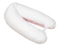 Pikkukuva 3 / 3: Imetystyyny - Raskaustyyny - 100% puuvillaa - naruilla - 145 cm - Joutsenet - valkoinen