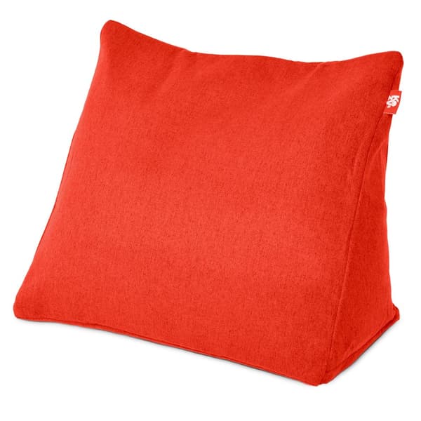 KOZYS Sækkestol Læsepude Kilepude Rygpude (med mikroperler, ergonomisk rygstøtte og nakkepude), forskellige farver, til børn og voksne