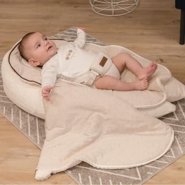 Nova multifunktions amningskudde - Beige - 198 cm