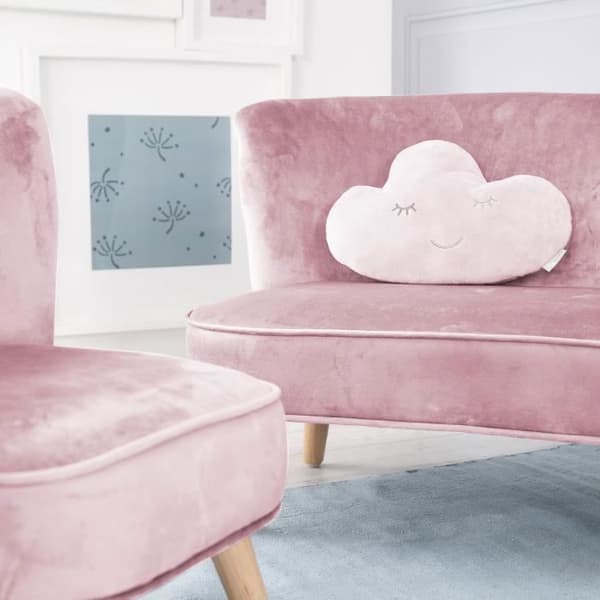 ROBA Style Cloud Kudde för barn - Rosa-Mauve - Baby Girl - 19x32x9cm