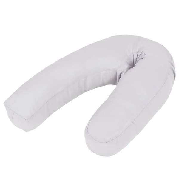 J-formad gravidkudde 54x(36-43) cm grå