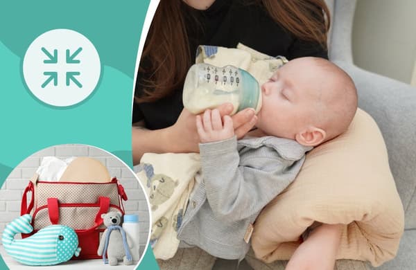 Ammepude muslin lille Amme- og ammepude til på farten 20 cm - Ammepude til armlæn og positioneringspude til babyarmlæn, ammepude lavet af vi