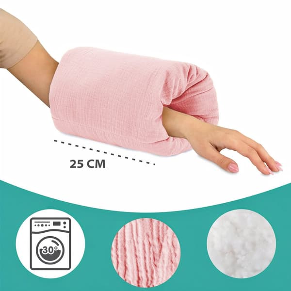 Imetystyyny musliini pieni imetys- ja imetystyyny liikkeelläoloon 20 cm - Imetysmuhvi käsivarsityyny ja asentotyyny vauvan käsivarsi imetystyyny valmi