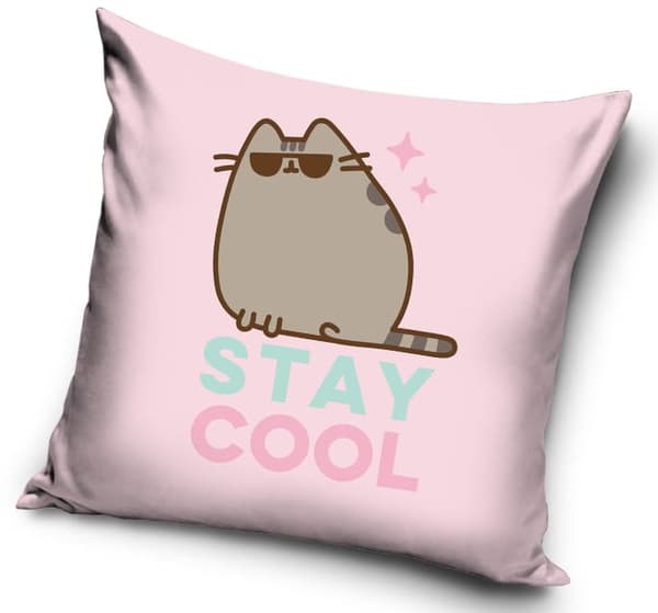 Barnkudde 40x40 Pusheen Kitty Sammet