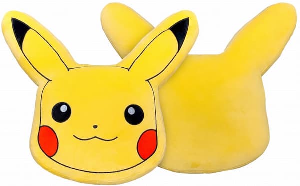 Dekorativ Kudde Pikachu Pokémon Form Original Gosedjur 40cm