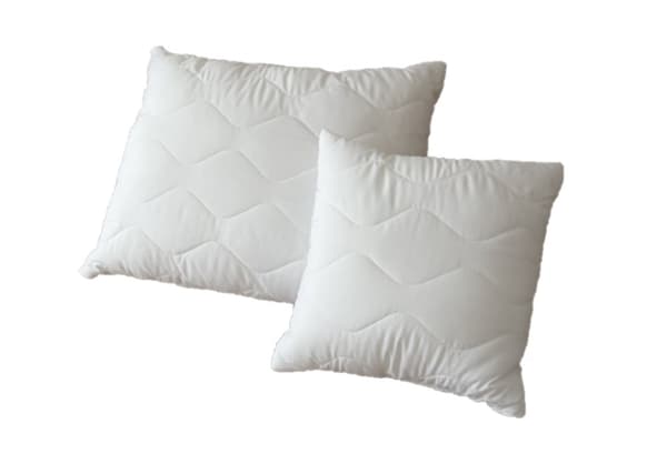 Pude 70x80 Anti-allergisk Quiltet Mikrofiber Creme