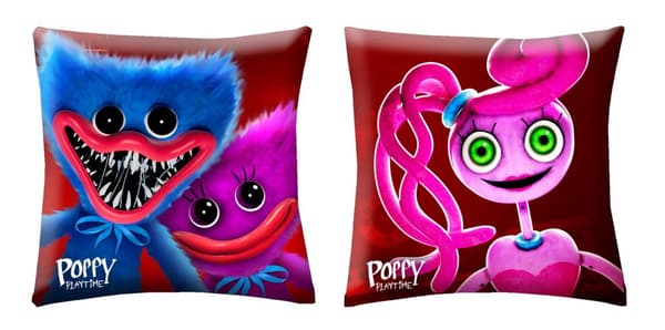 Kudde 40x40 Poppy Monster Playgame spel
