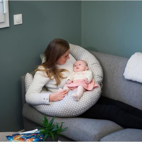 Gravidkudde - THERMOBABY - Fleranvändning - För graviditet och amning