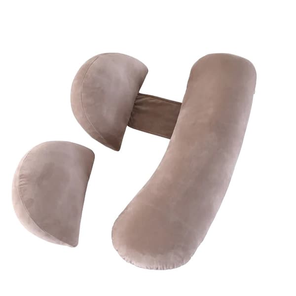 Gravidkuddar, U-formad design, Perfekt för sidoliggare, D Velvet Khaki