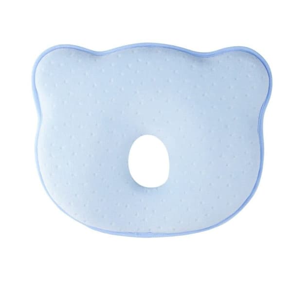 Lollanda Babypillow, flathuvudsskydd, 100% bomull, andningsaktiv, mjuk, ergonomisk, för nyfödda och amning