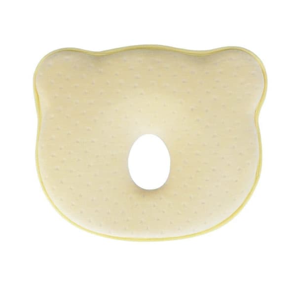 Lollanda Babypillow, flathuvudsskydd, 100% bomull, andningsaktiv, mjuk, ergonomisk, för nyfödda och amning