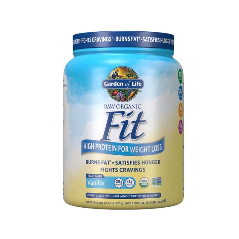 Raw Organic Fit Vanilla 457g