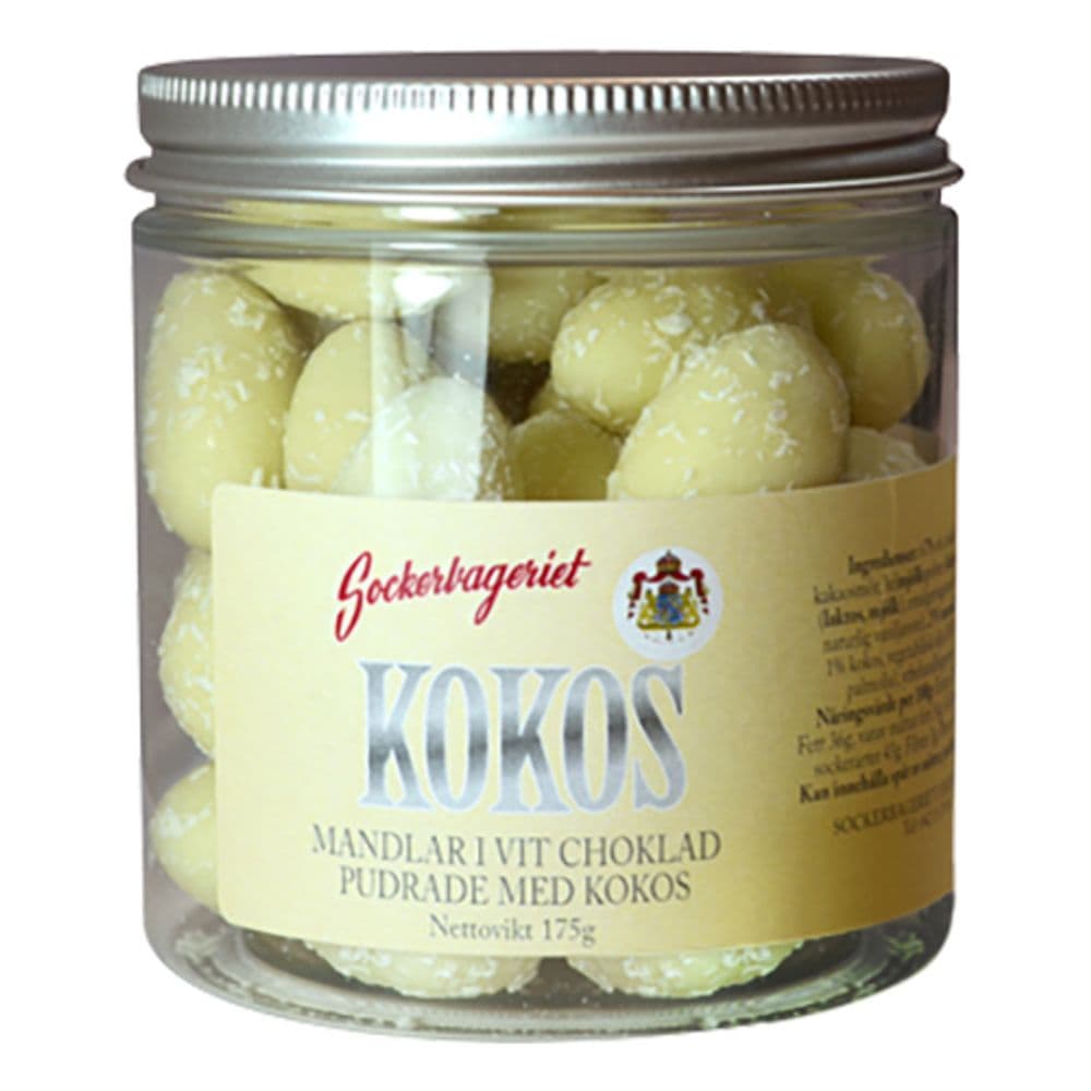 Mandler Hvit Sjokolade med Kokos