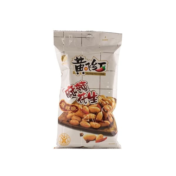 Kryddad Jordnötter Stark 110g Huang Fei Hong Kina