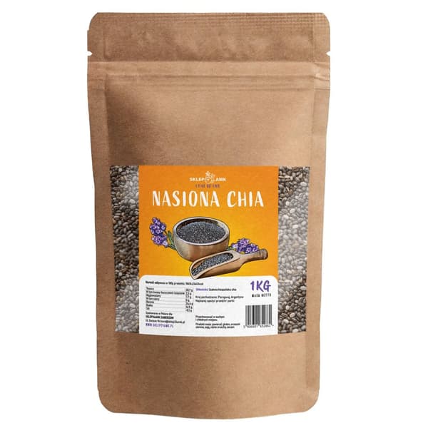 Chiafrø spansk salvie 1kg høj kvalitet frisk naturlig 1000g