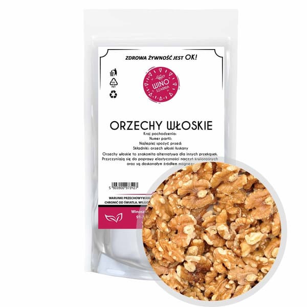Skalade valnötter - 500g STORA läckra bitar