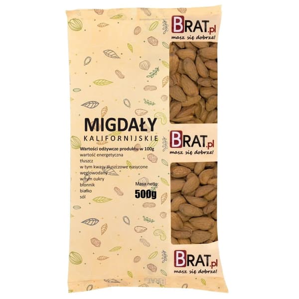 Kalifornialaiset mantelit 500 g