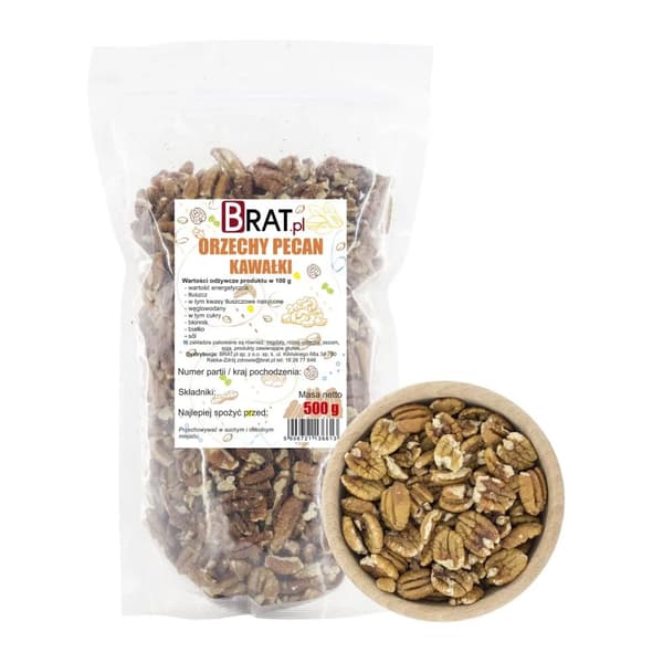 Pekaanipähkinät paloina 500 g