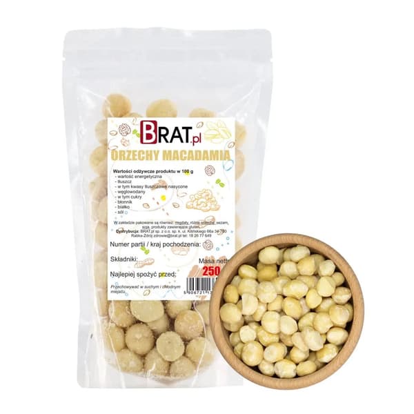 Macadamianötter 250 g