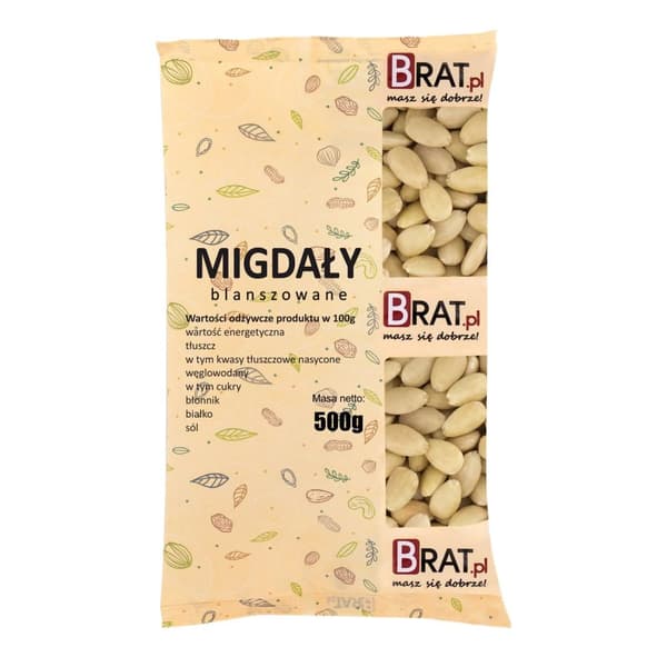 Kiehautetut mantelit 500 g