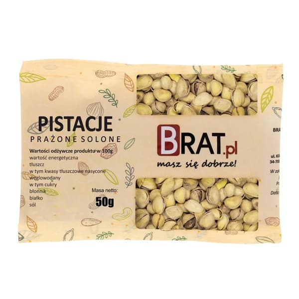 Ristede saltede pistacienødder 50 g