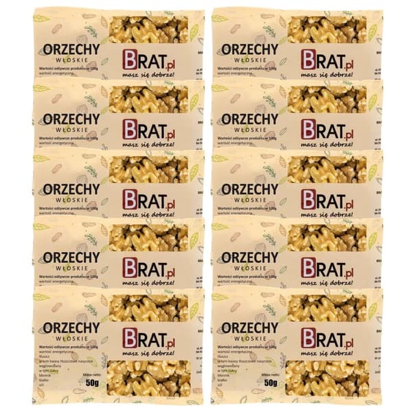 Saksanpähkinät 10 x 50 g
