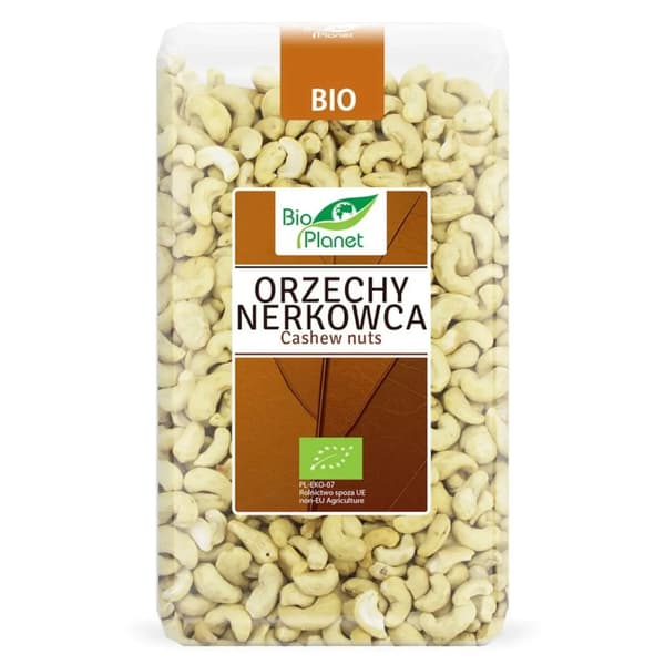 Luomu cashewpähkinät 1 kg